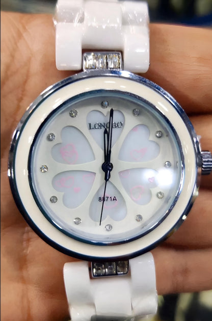 White Stone Trending watch for women. Scratch Free. SC105